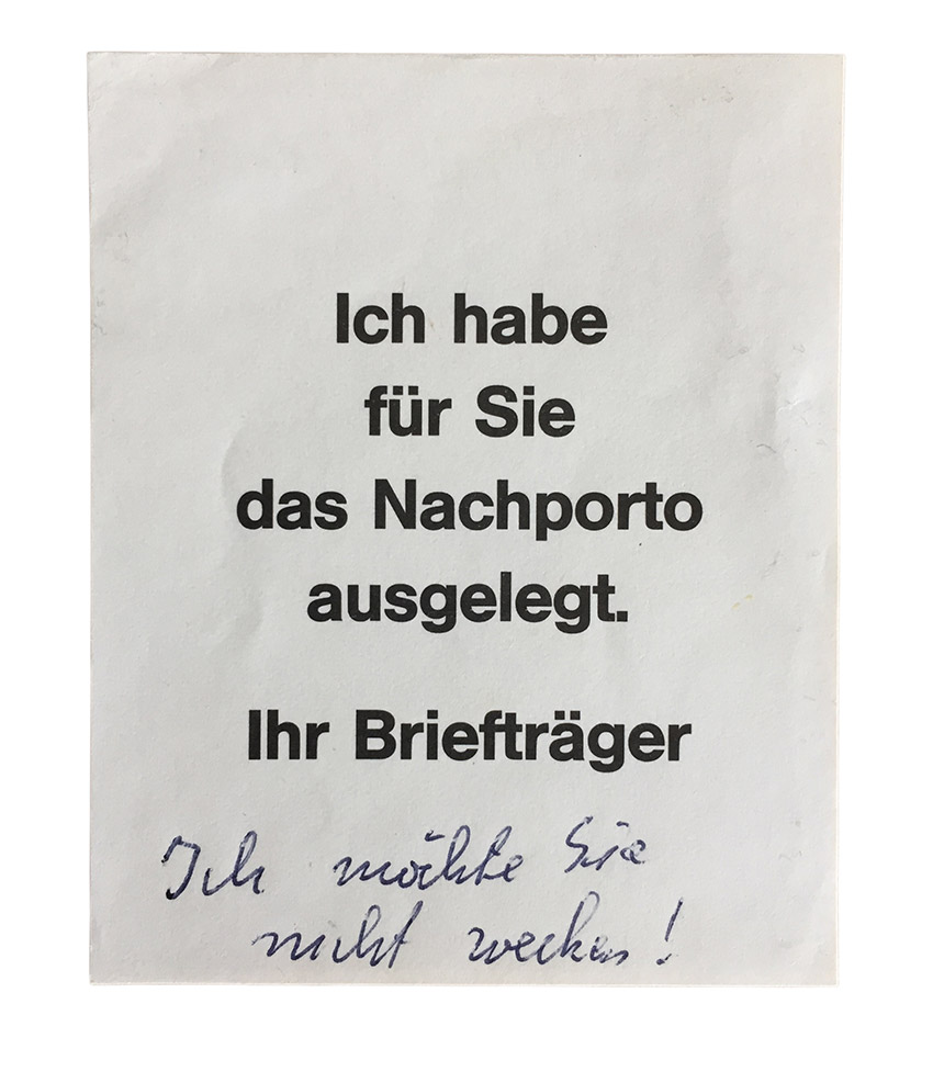 sammlung malsy. nachporto.