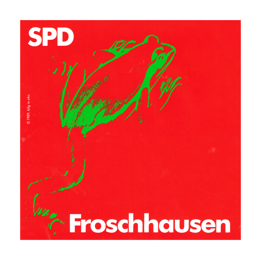 aufkleber spd froschhausen