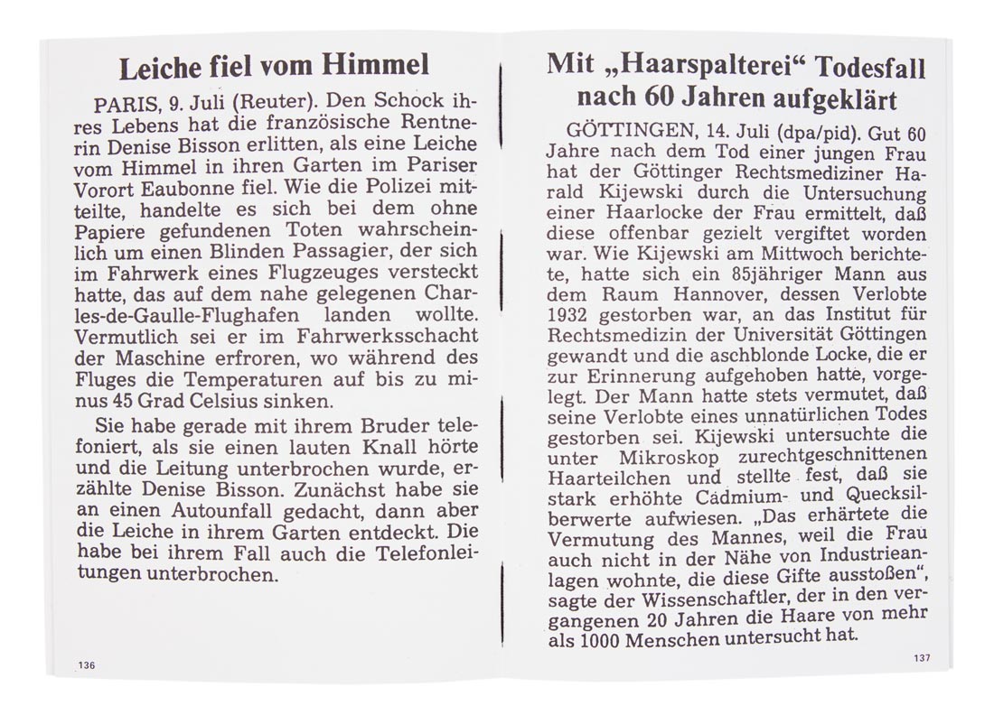 leiche, grab und friedhof, pressemeldungen