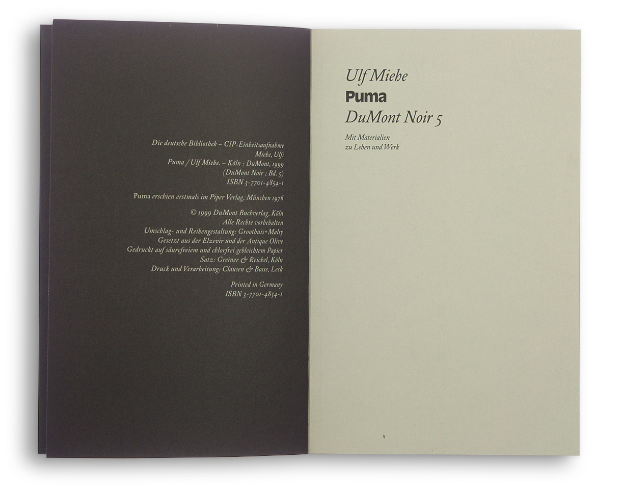 dumont verlag ulf miehe. puma