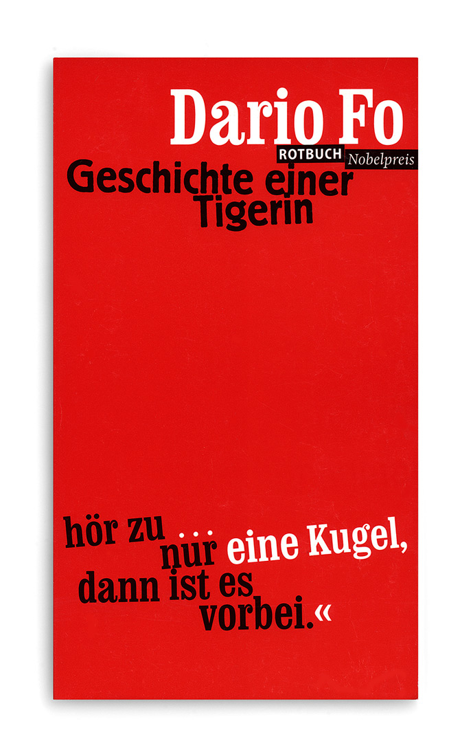 rotbuch verlag, dario fo, nobelpreis, geschichte einer tigerin