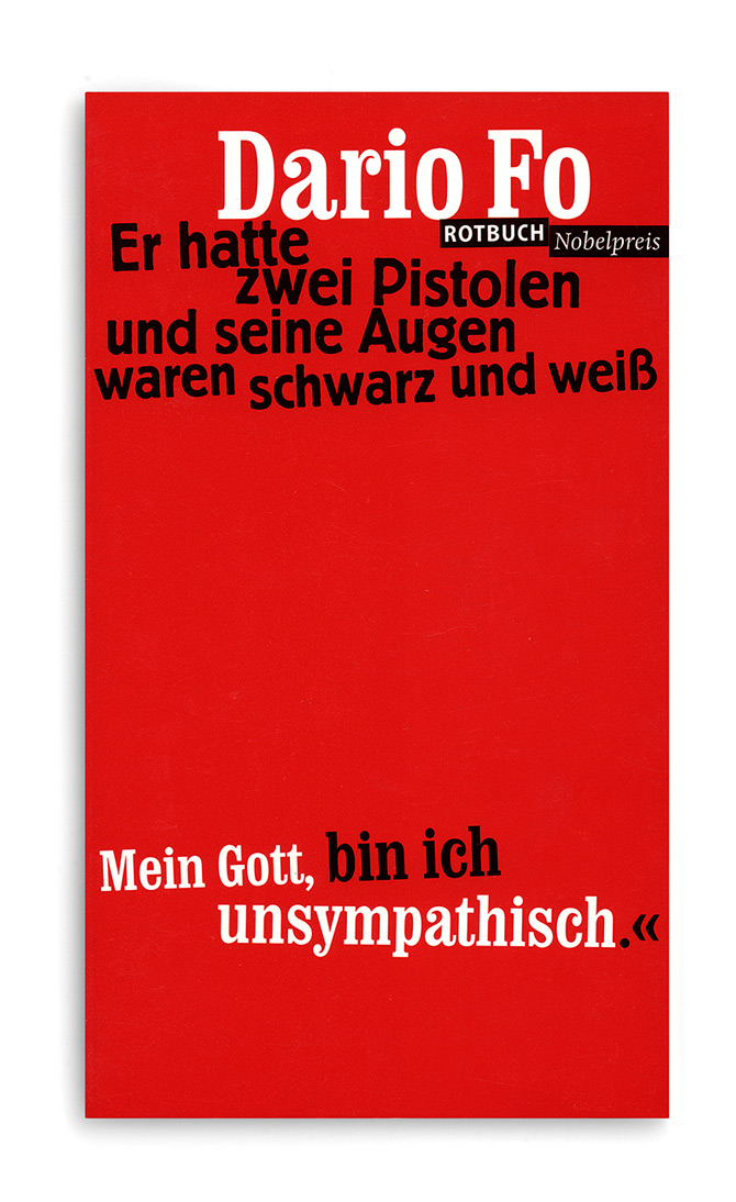 rotbuch verlag, dario fo, nobelpreis, er hatte zwei pistolen ...