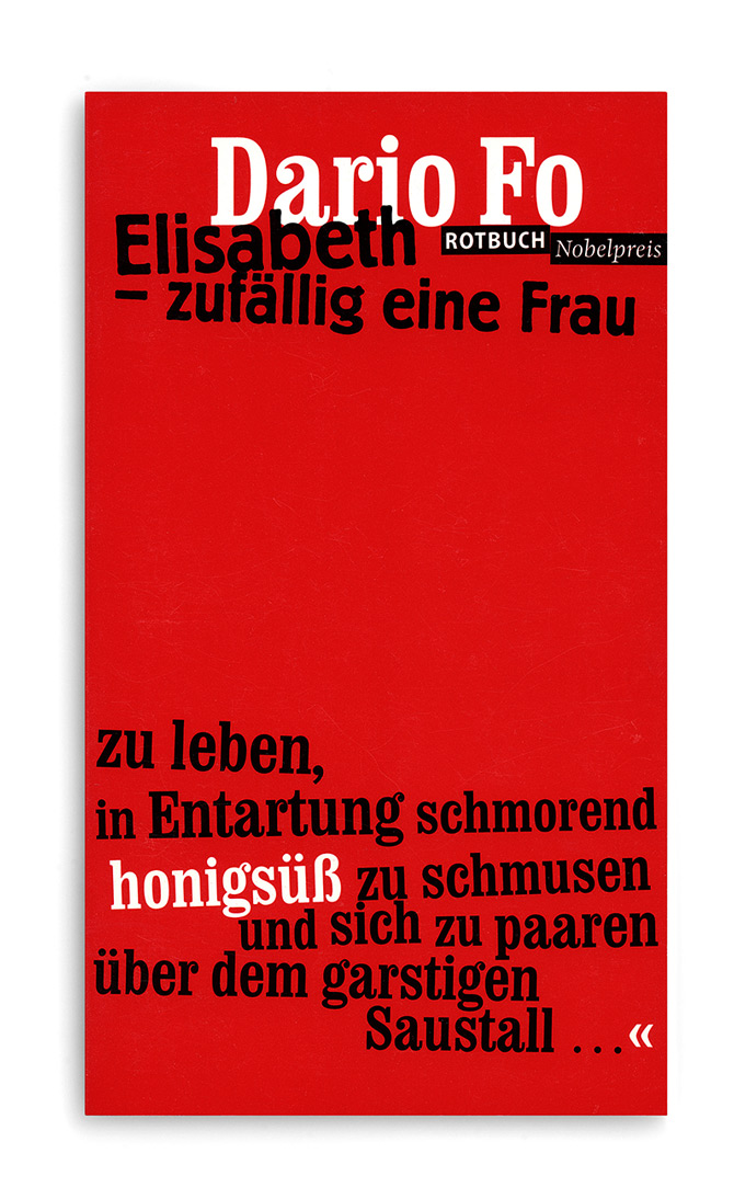 rotbuch verlag, dario fo, nobelpreis, elisabeth – zufällig eine frau
