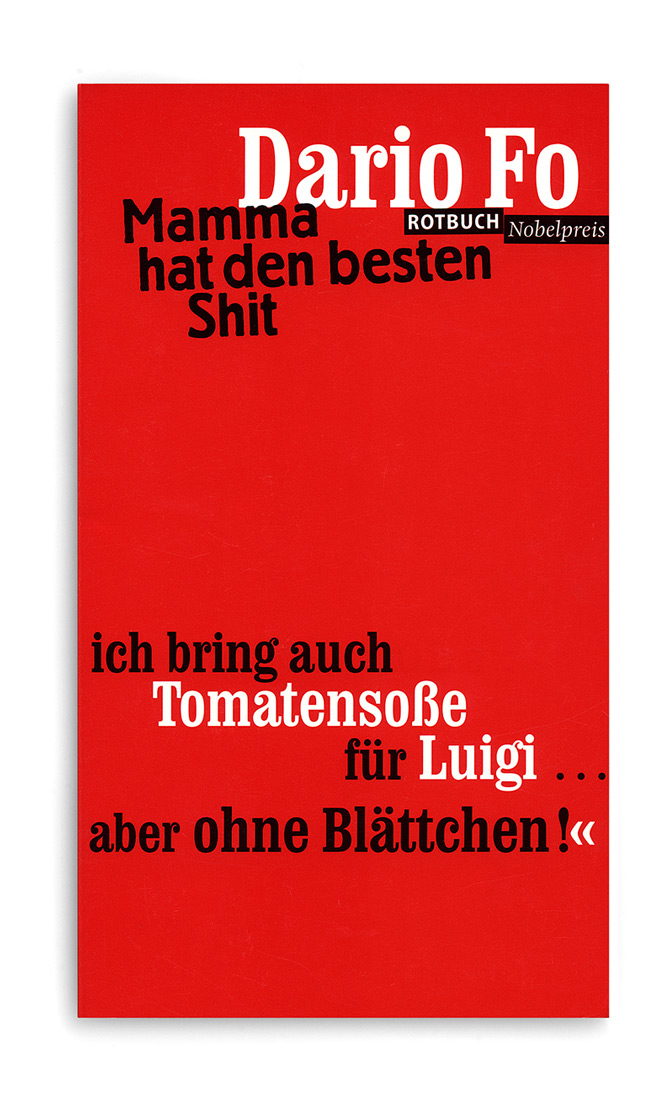 rotbuch verlag, dario fo, nobelpreis, mamma hat den besten shit